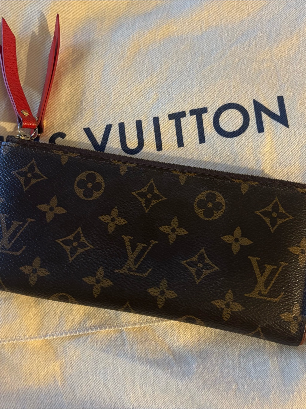 Authentic Louis Vuitton Adele Monogram Canvas Wallet.Authenticated Pic #2